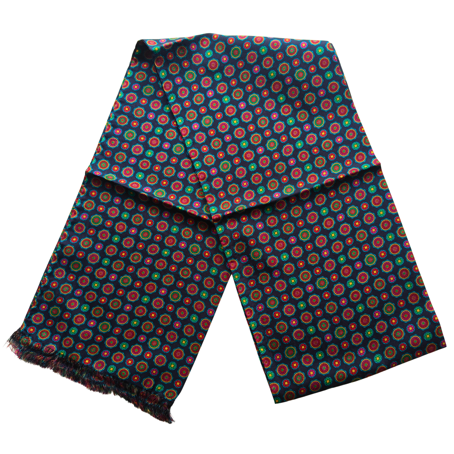 Lanzoni Men's 2026 Collection Pure Silk Scarf