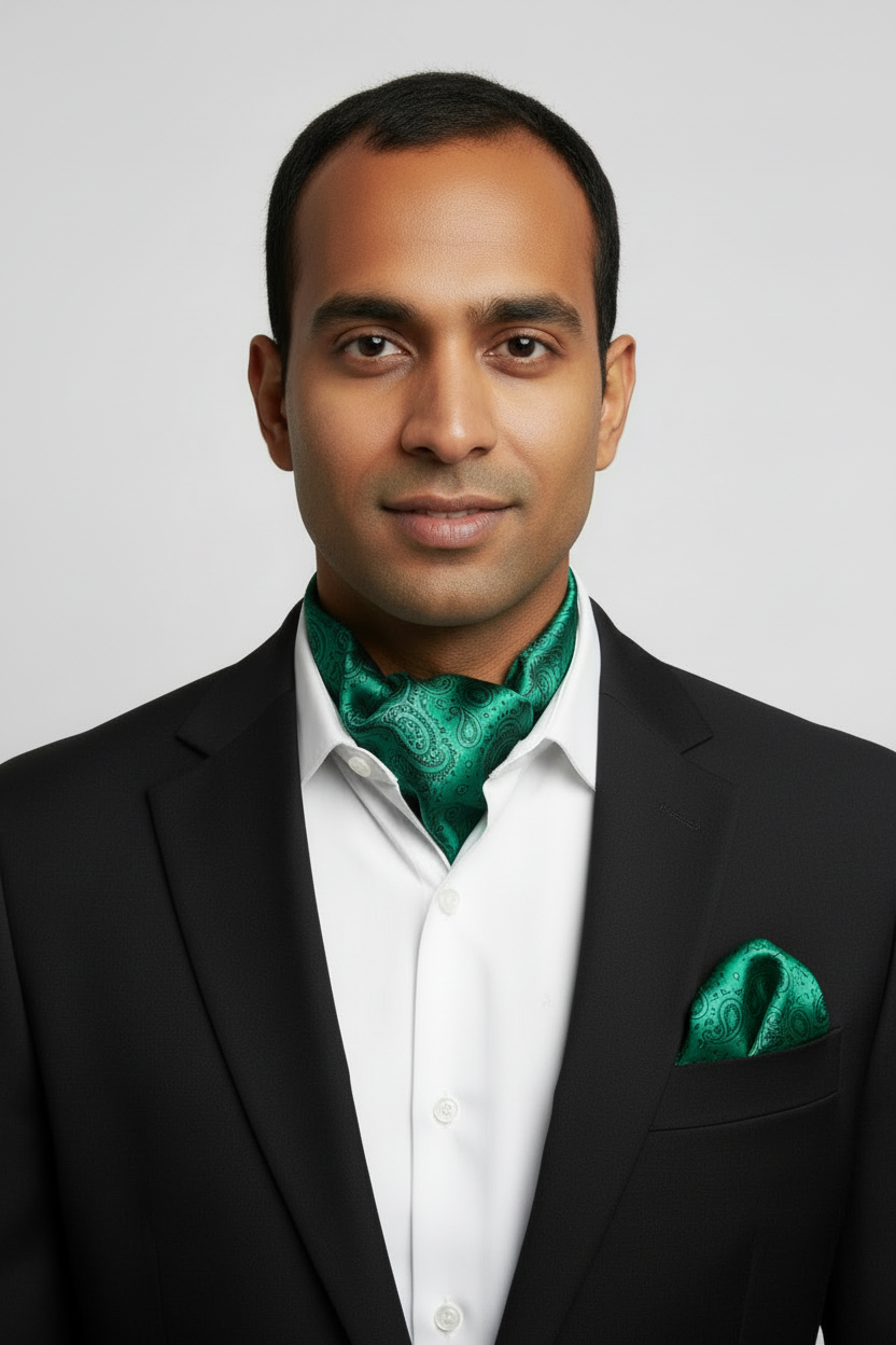 Dusit Scarf & Pocket Square Matching Set