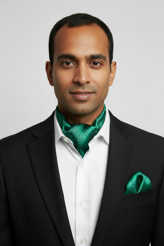 Dusit Scarf & Pocket Square Matching Set