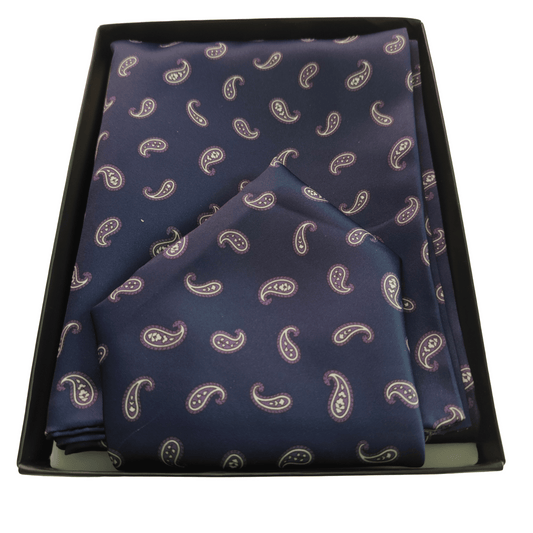 Varuna Scarf & Pocket Square Matching Set