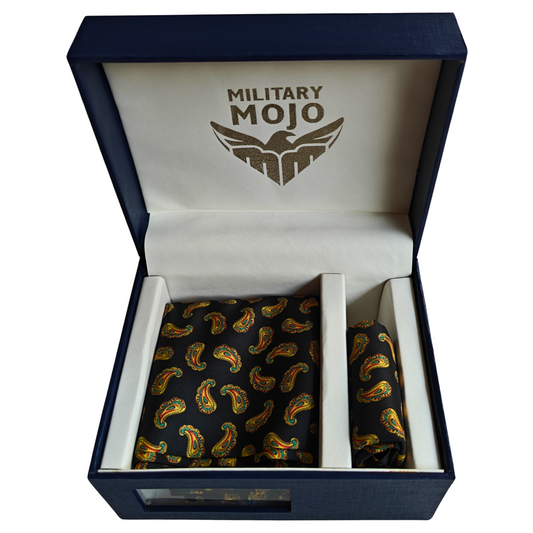 Zooni Scarf & Pocket Square Matching Set