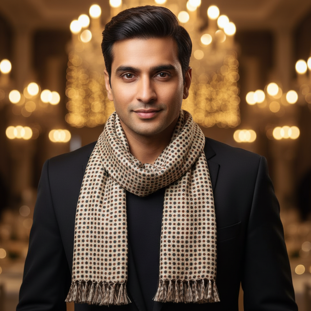 Marcus Men's 2026 Collection Pure Silk Scarf