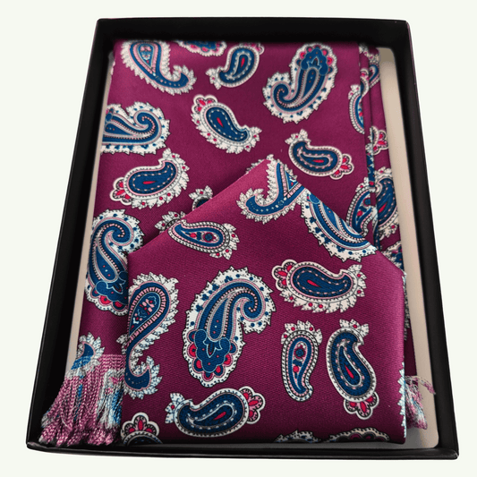 Plato Scarf & Pocket Square Matching Set