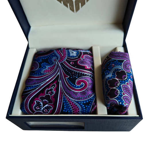 Saigon Scarf & Pocket Square Matching Set