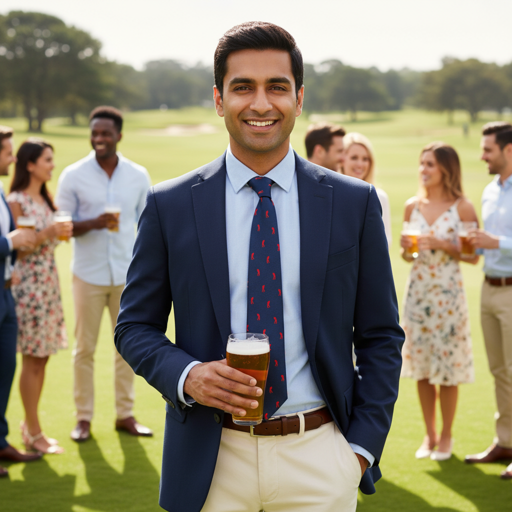 The Dapper Golfer Tie Combo