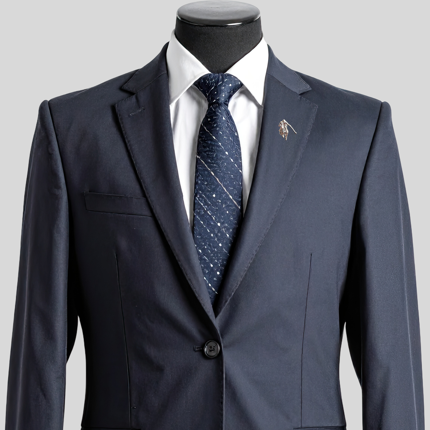 Polo Player Lapel Pin