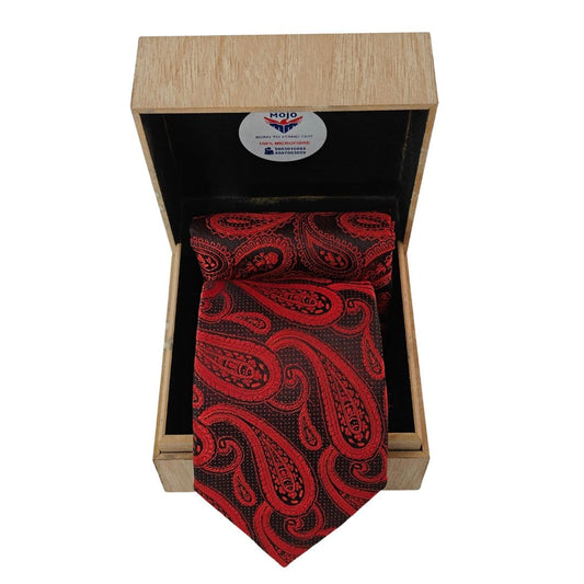 Red Dew Microfibre Tie & Pocket Square Set