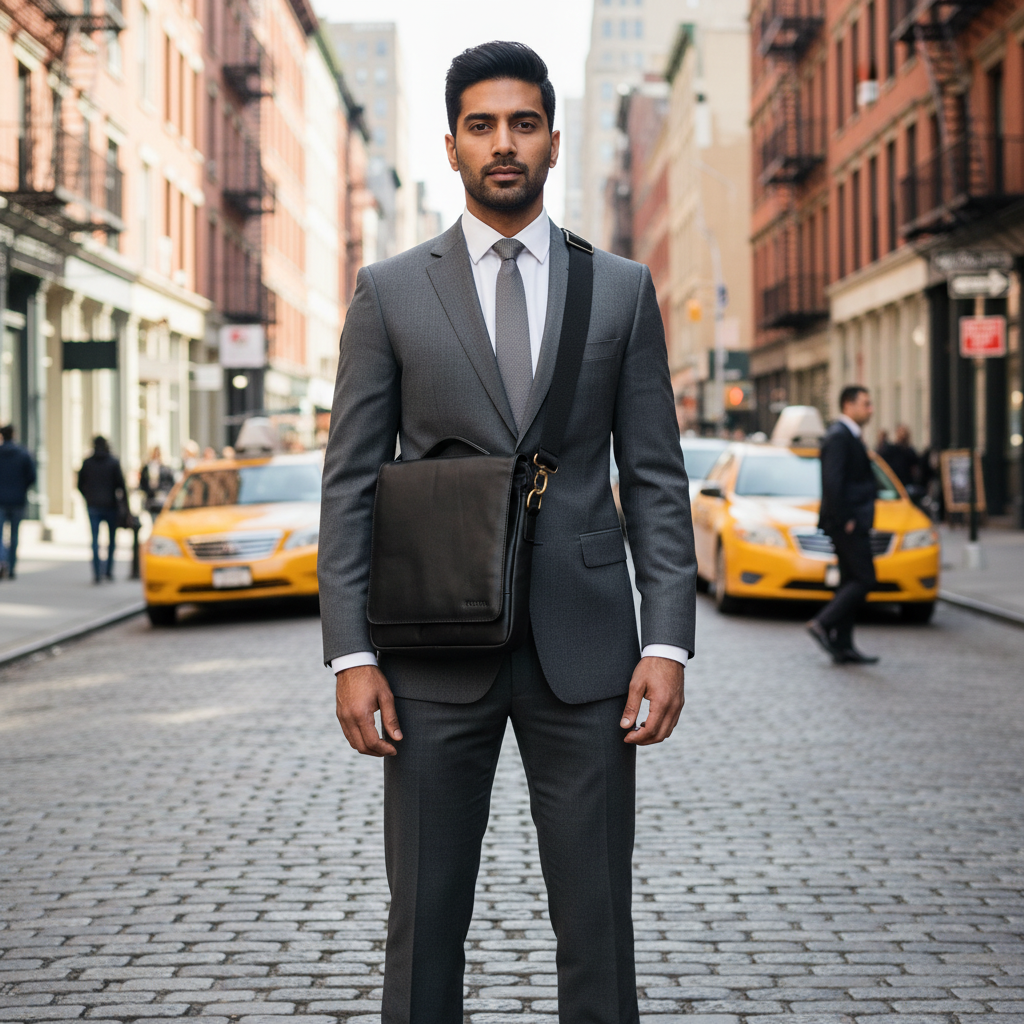 Genuine Leather Man Bag