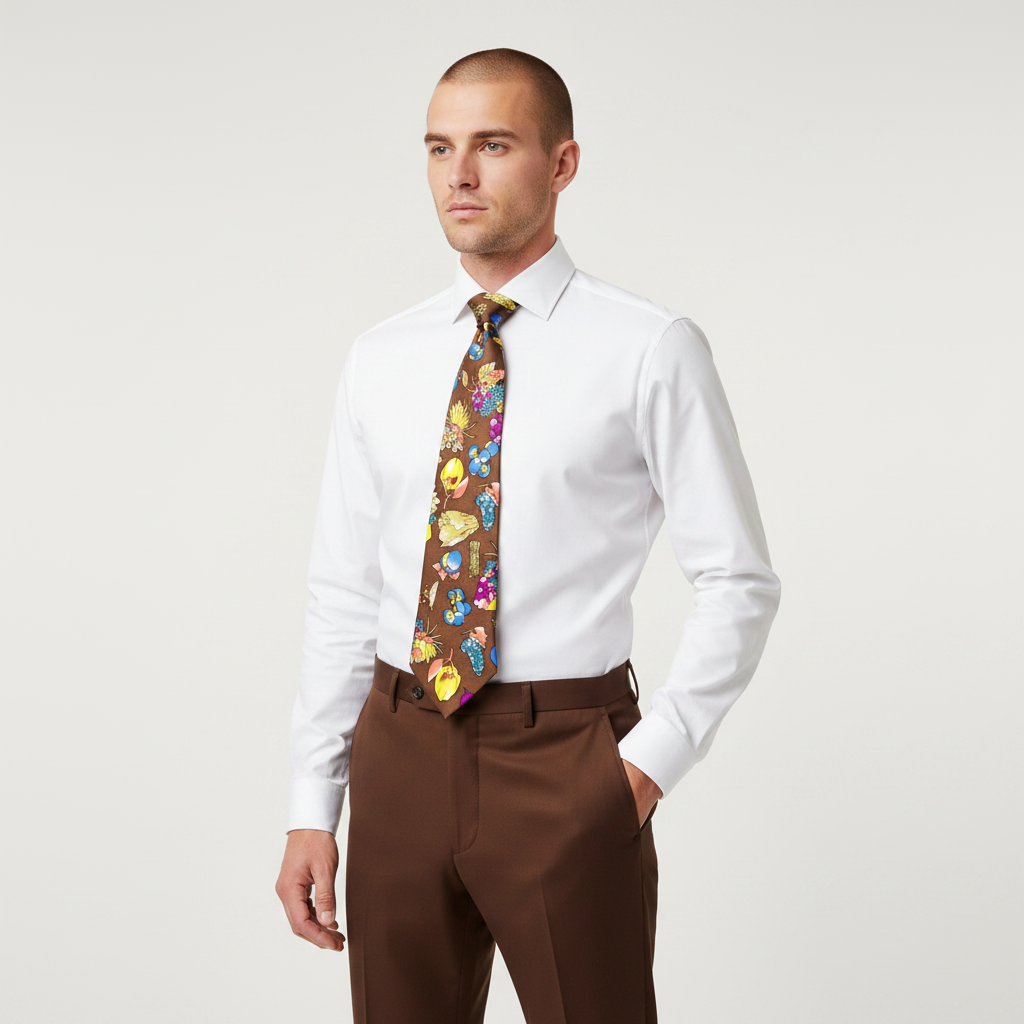 Aaron Italian Jacquard Necktie