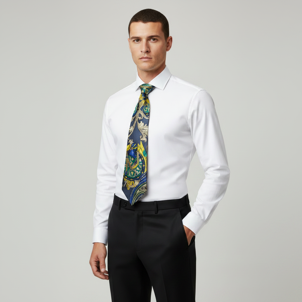 Alonso Italian Jacquard Necktie