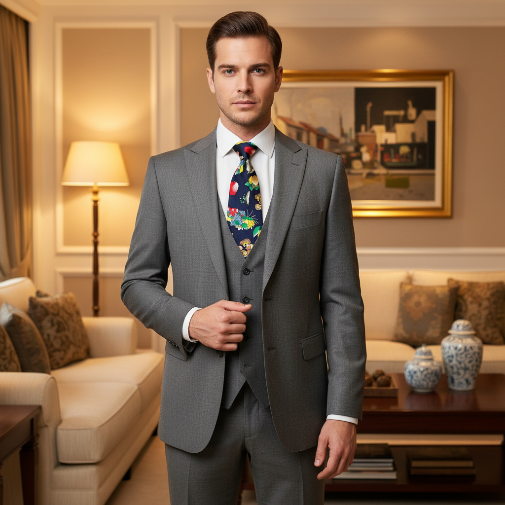 Axel Italian Jacquard Necktie