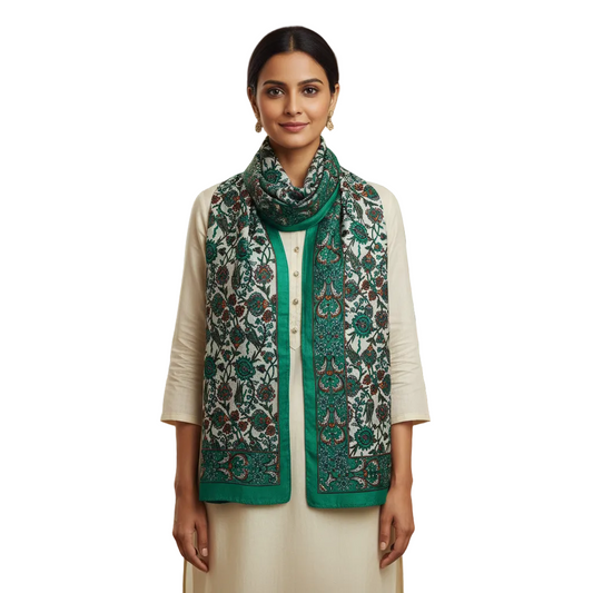 Bahaar Printed Silk Stole
