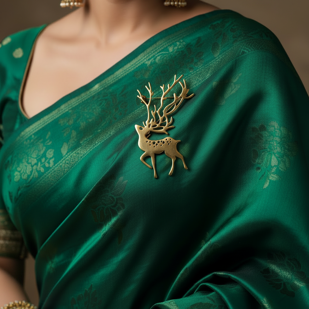 Mrig Unisex Brooch & Lapel Pin