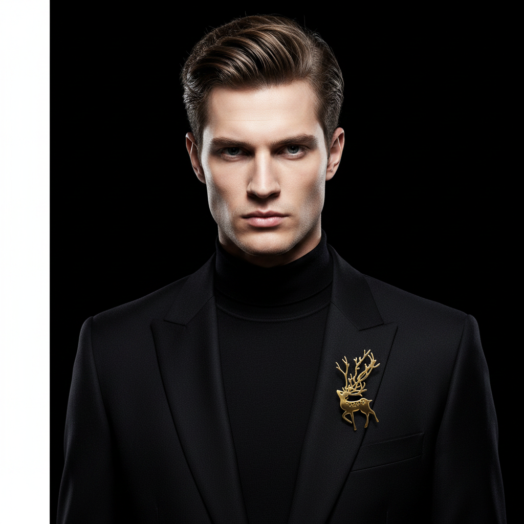 Mrig Unisex Brooch & Lapel Pin