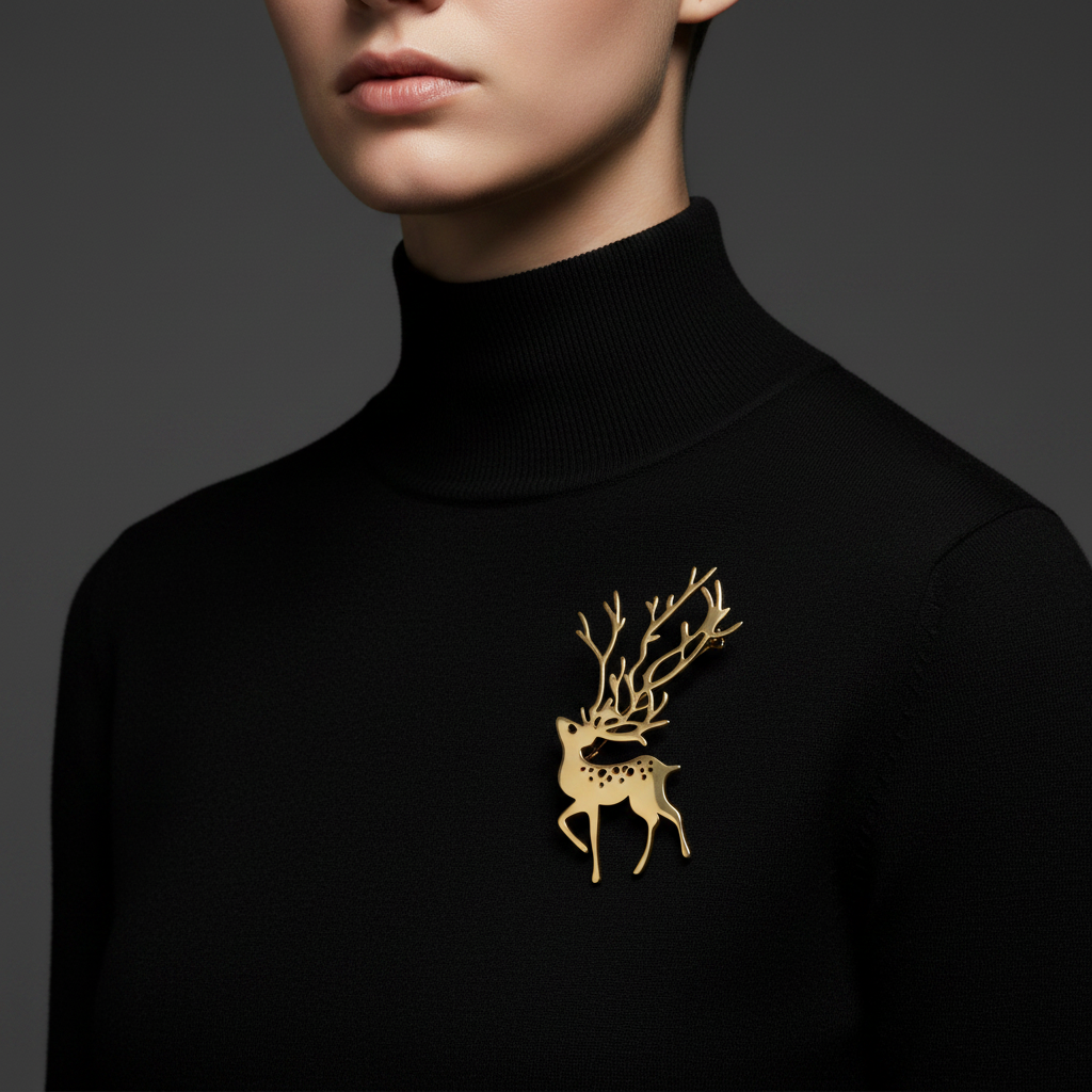 Mrig Unisex Brooch & Lapel Pin