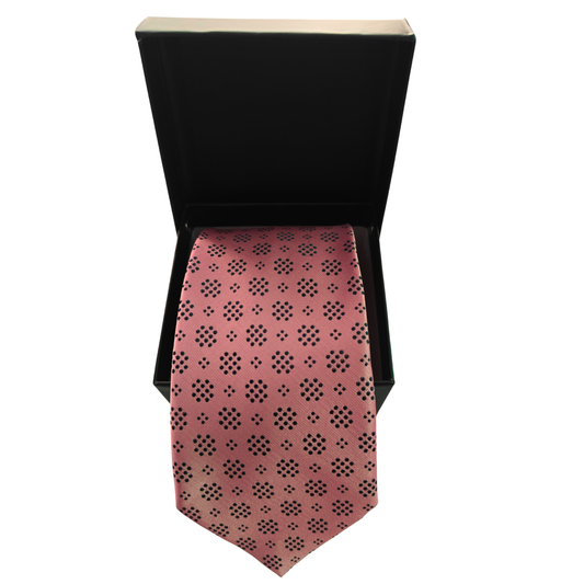 Blush Meridian Microfibre Necktie