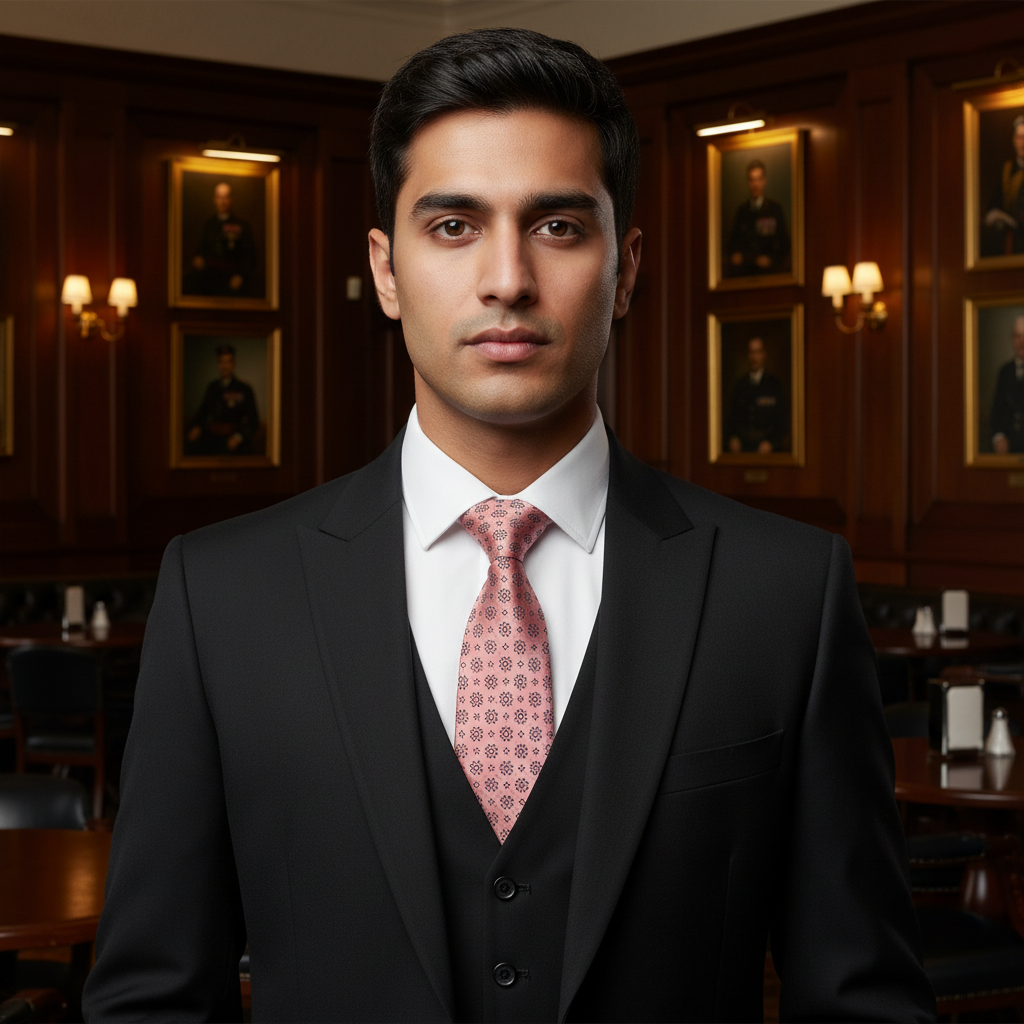 Blush Meridian Microfibre Necktie