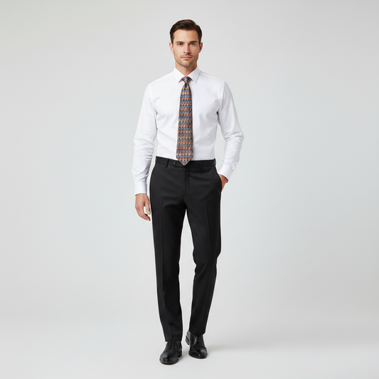 Carla Woven Jacquard Tie