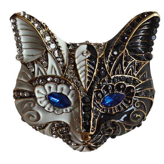 Dazzling Cat Ladies Brooch