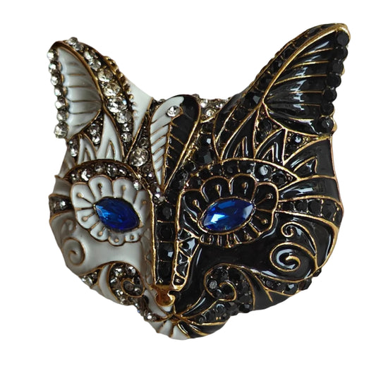 Dazzling Cat Ladies Brooch