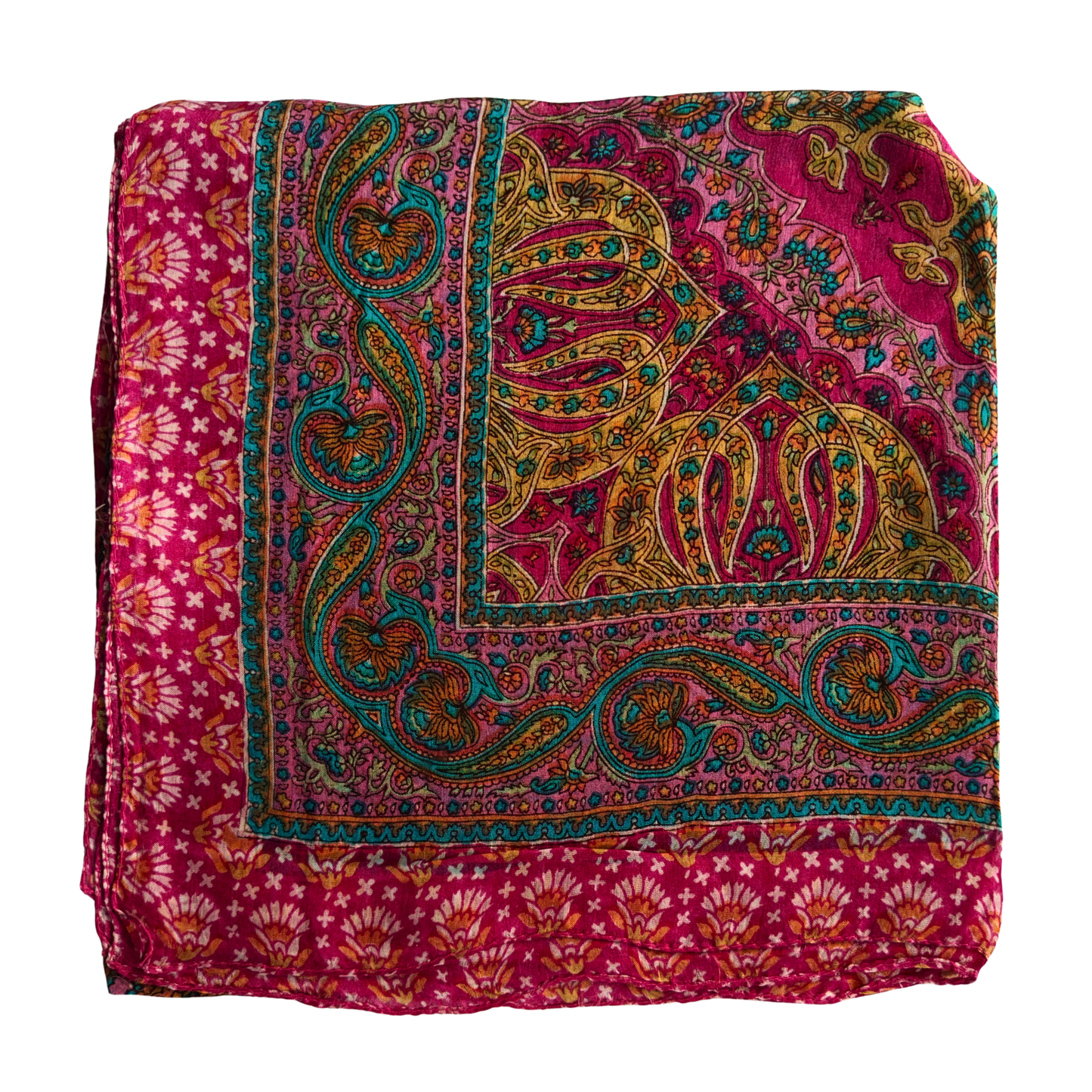 Celeste Charm Silk Square Scarf