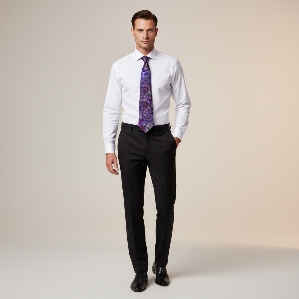 Christiano Woven Jacquard Tie