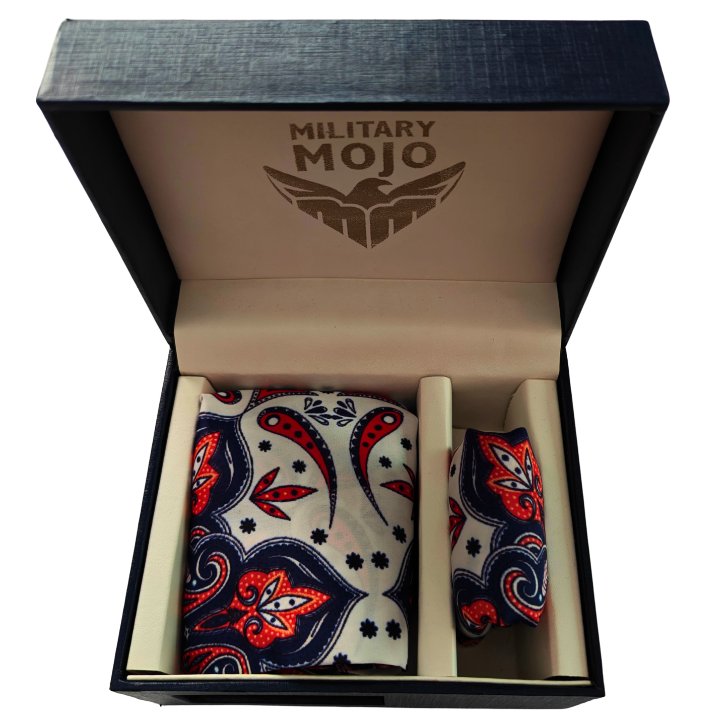 Command Paisley Scarf & Pocket Square Matching Set