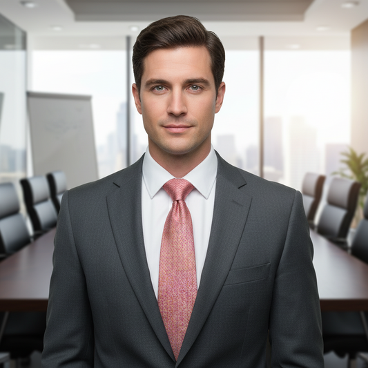 Coral Crest Microfibre Necktie