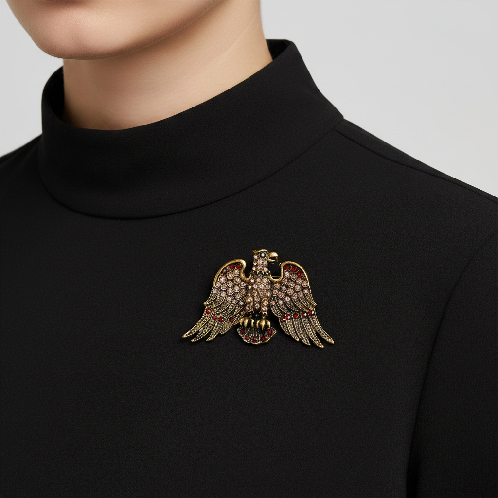 Proud Eagle Unisex Brooch