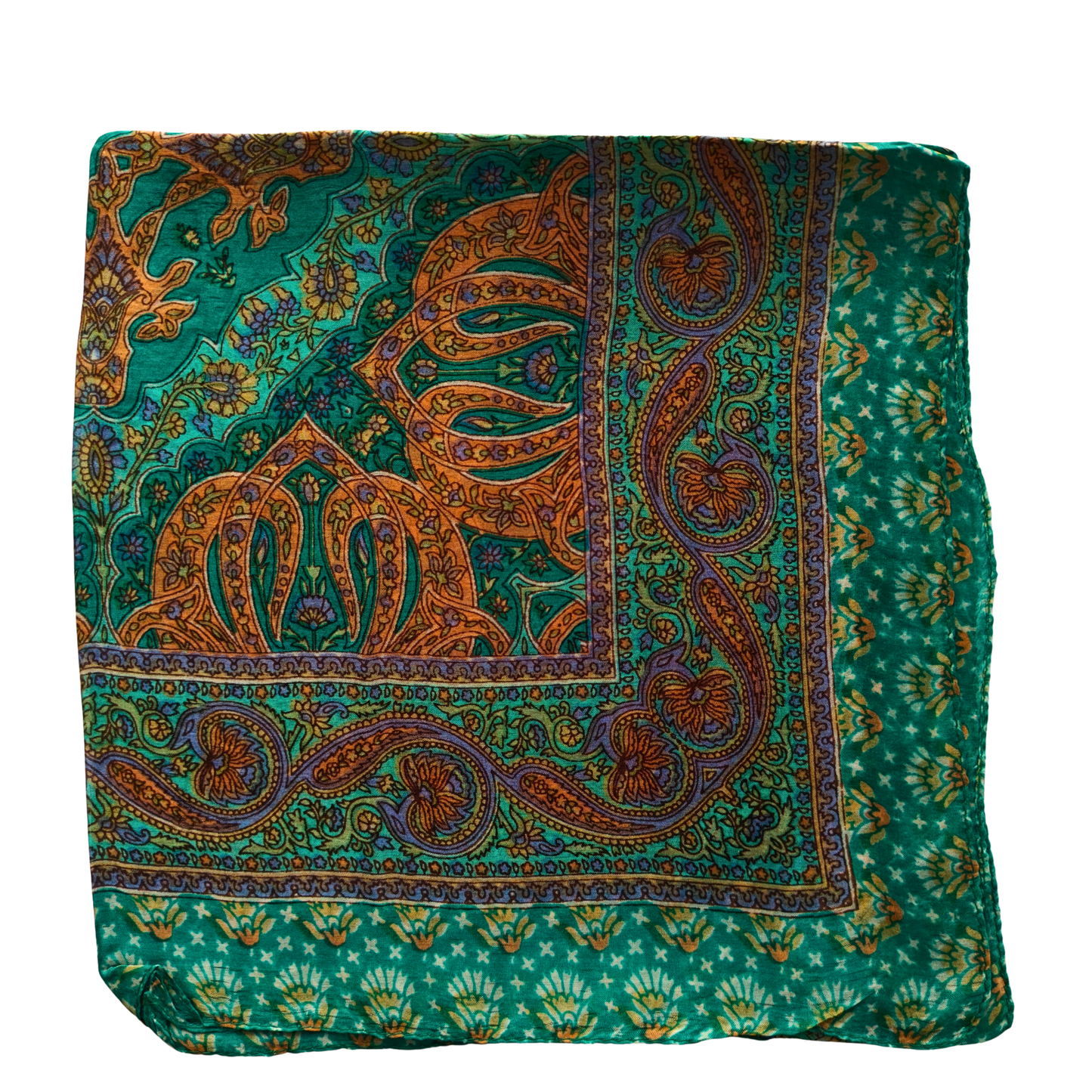 Elysian Drift Silk Square Scarf