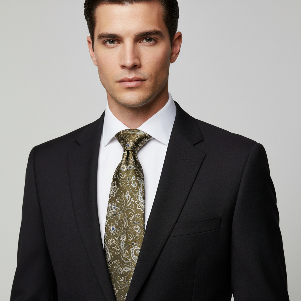 Ephram Woven Jacquard Tie