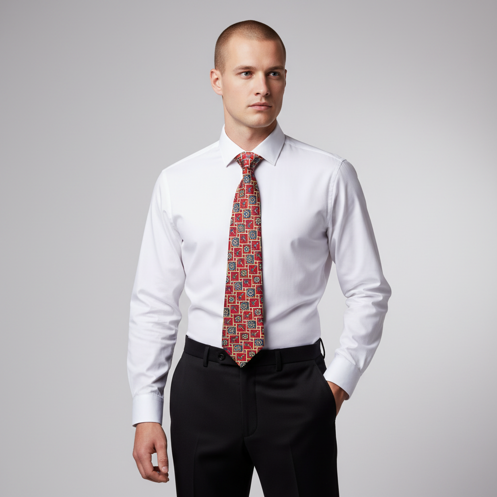 Esteban Italian Jacquard Necktie