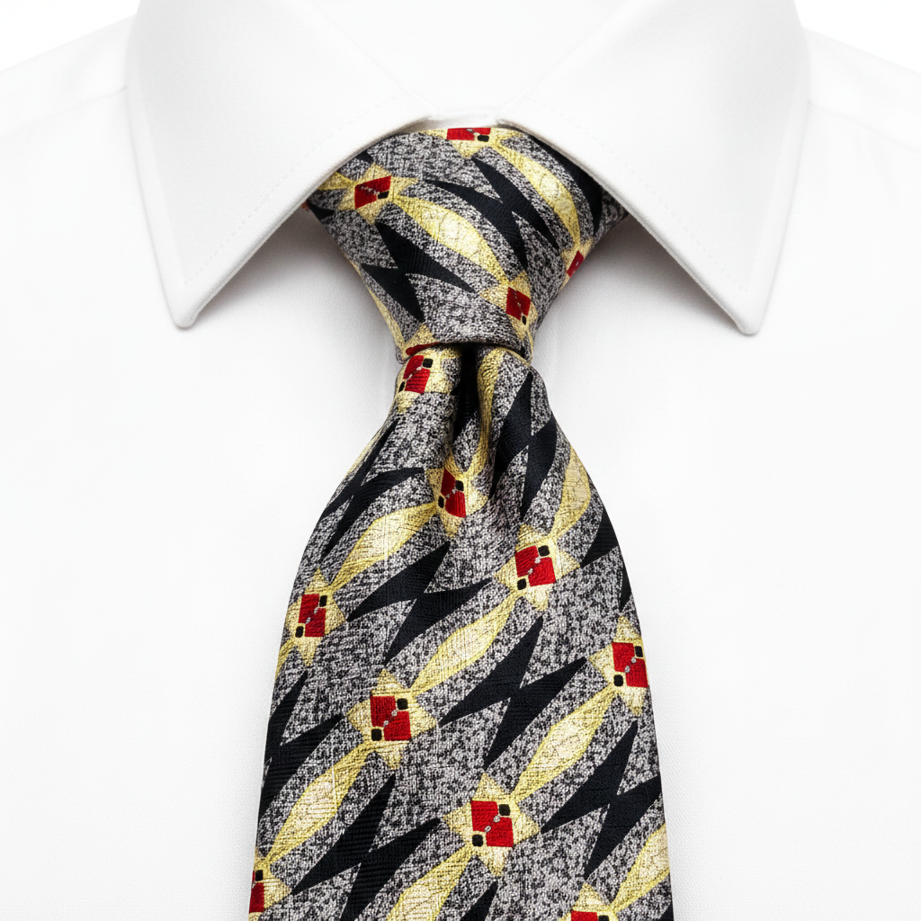 Euclid Italian Jacquard Necktie
