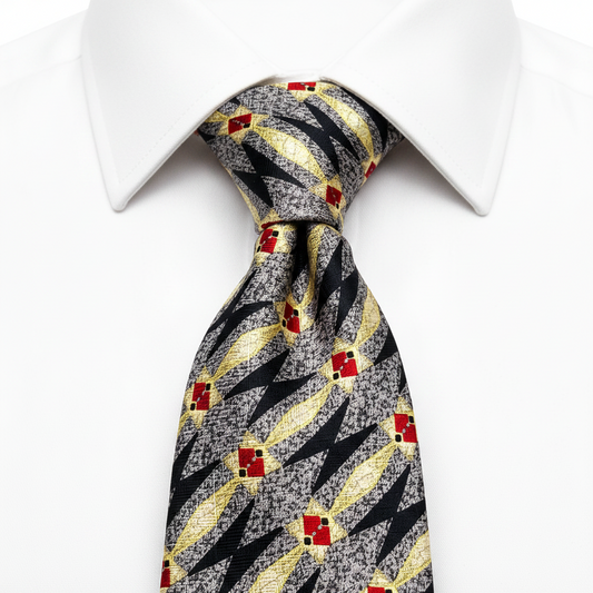 Euclid Italian Jacquard Necktie