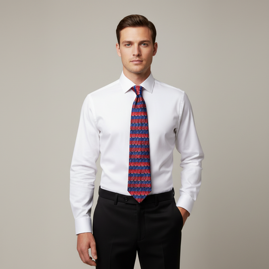 Fiona Woven Jacquard Tie