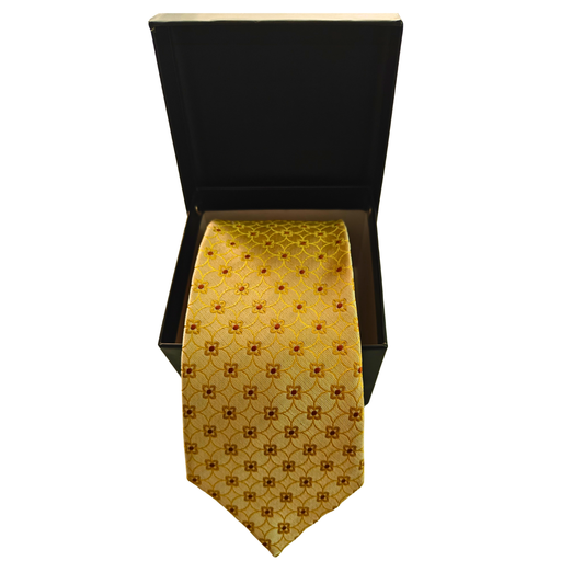 Golden Crest Microfibre Tie