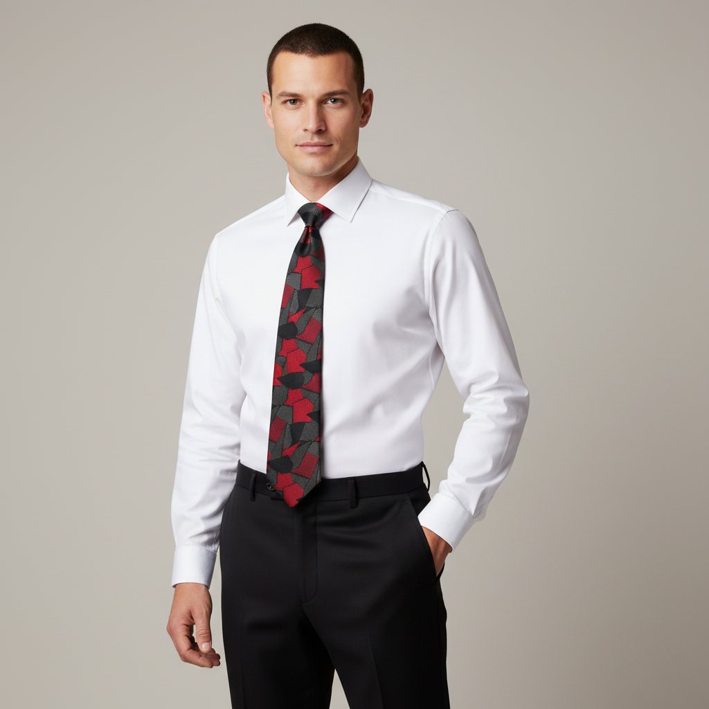Heinz Woven Jacquard Tie