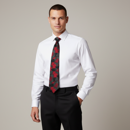 Heinz Woven Jacquard Tie