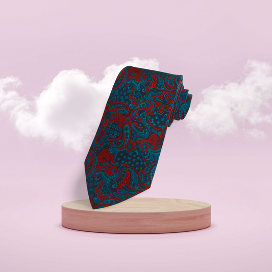 Dilnaaz Printed Silk Tie