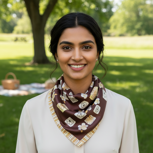 Dark Brown Neckwear & Bandana