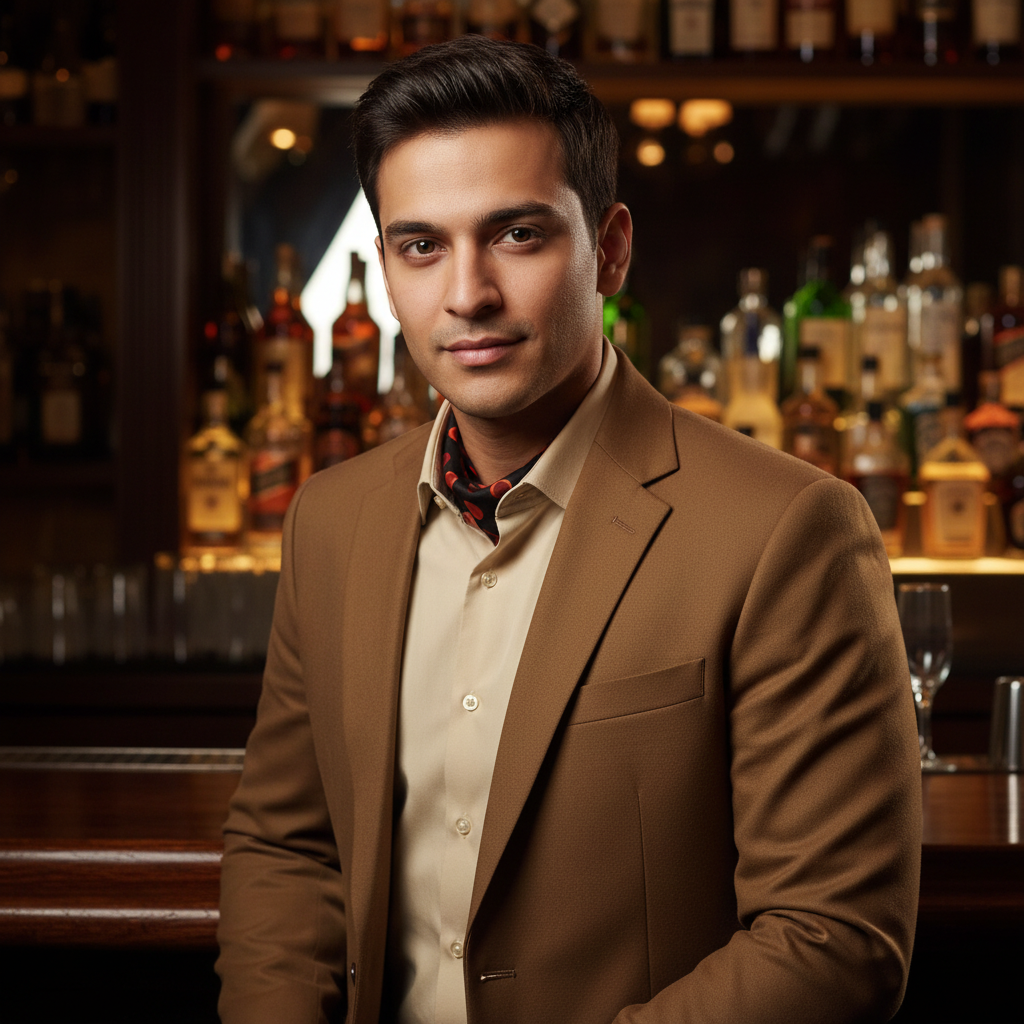 Cavalier Polka Men's 2026 Collection Pure Silk Scarf