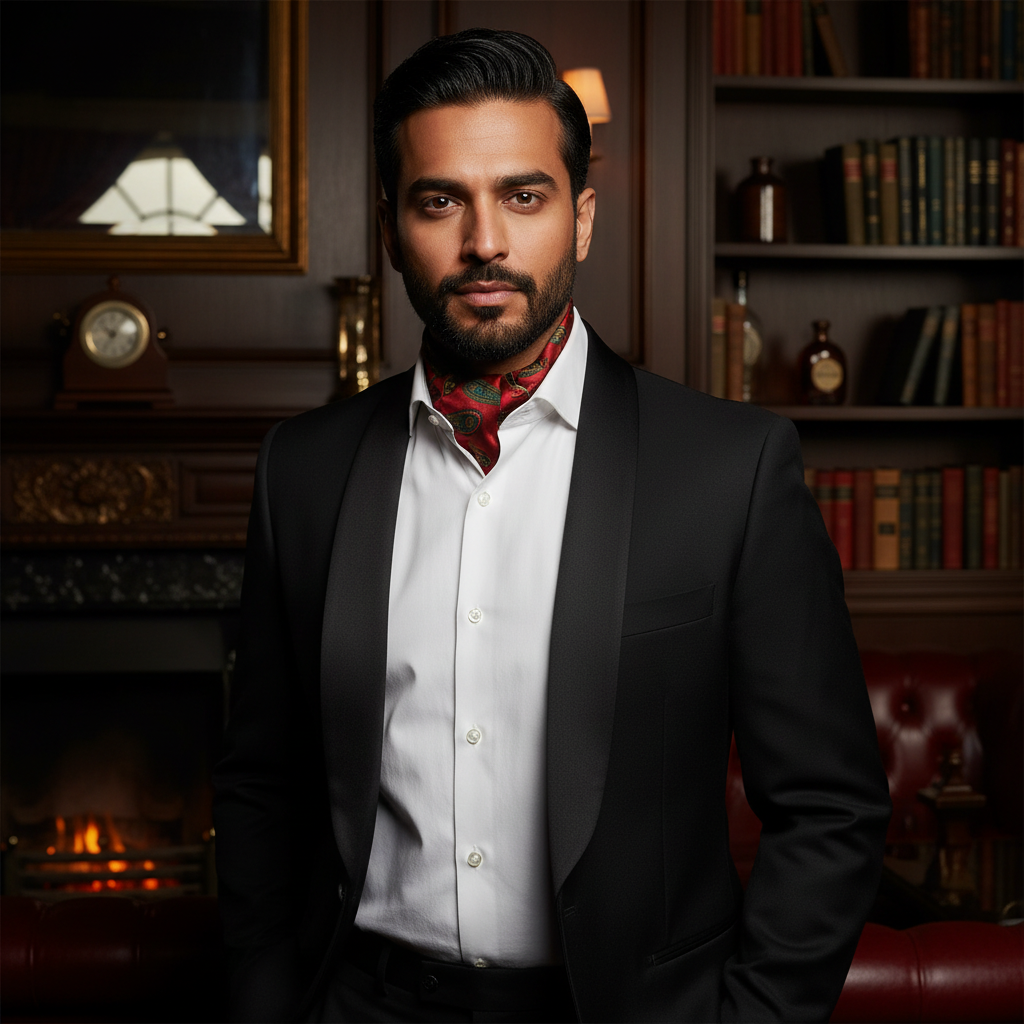 New Collection Marlon Long French Cravat