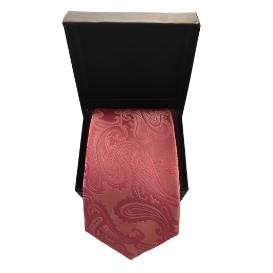 Imperial Pink Microfibre Necktie