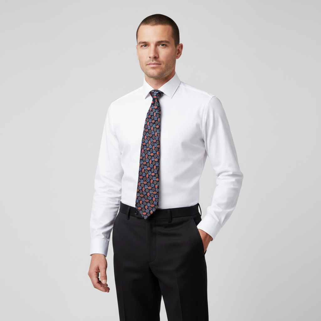 Isaac Italian Jacquard Necktie