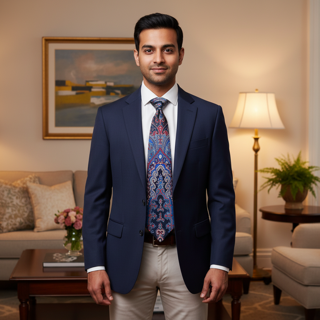 Julian Italian Jacquard Necktie