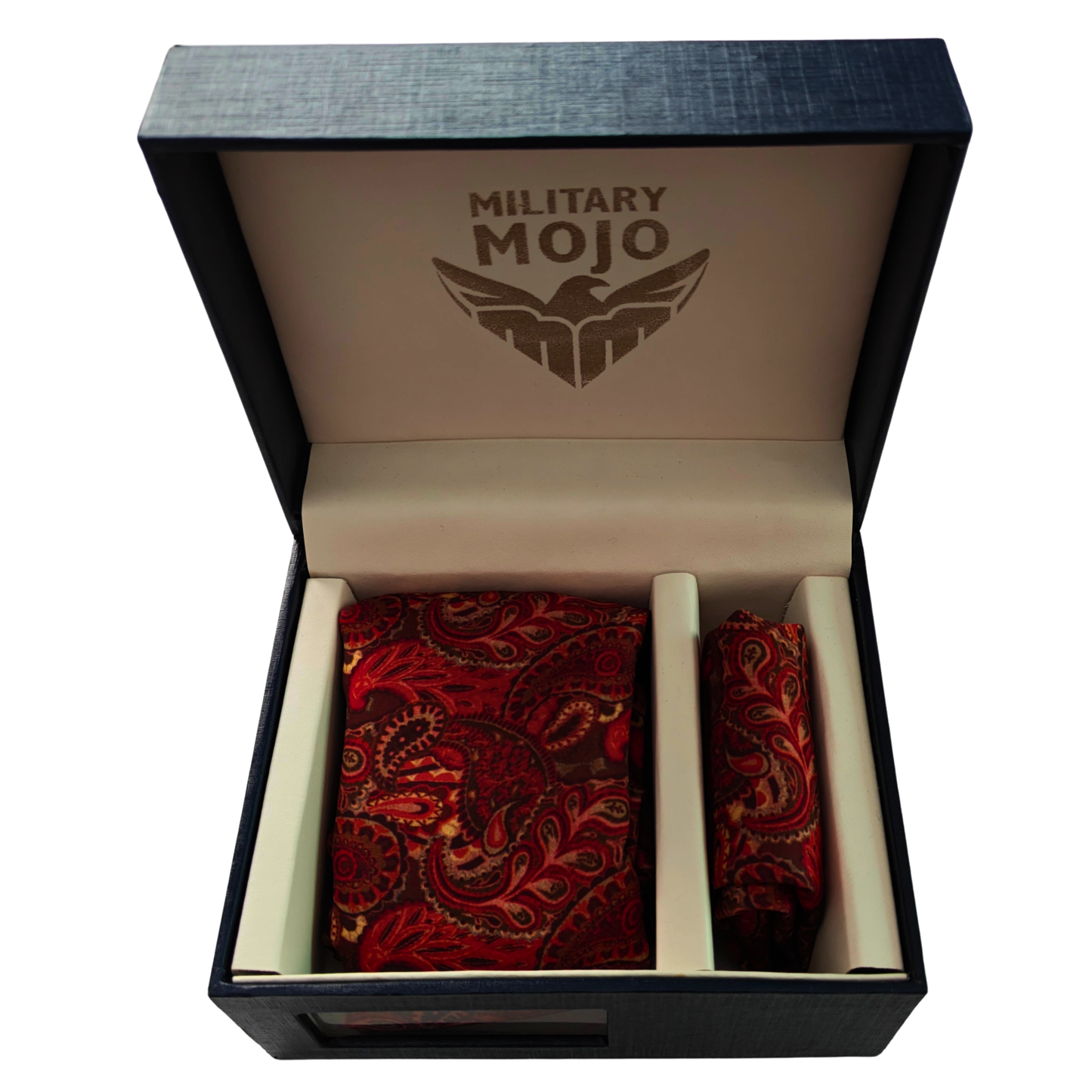 Majestic Paisley Scarf & Pocket Square Matching Set