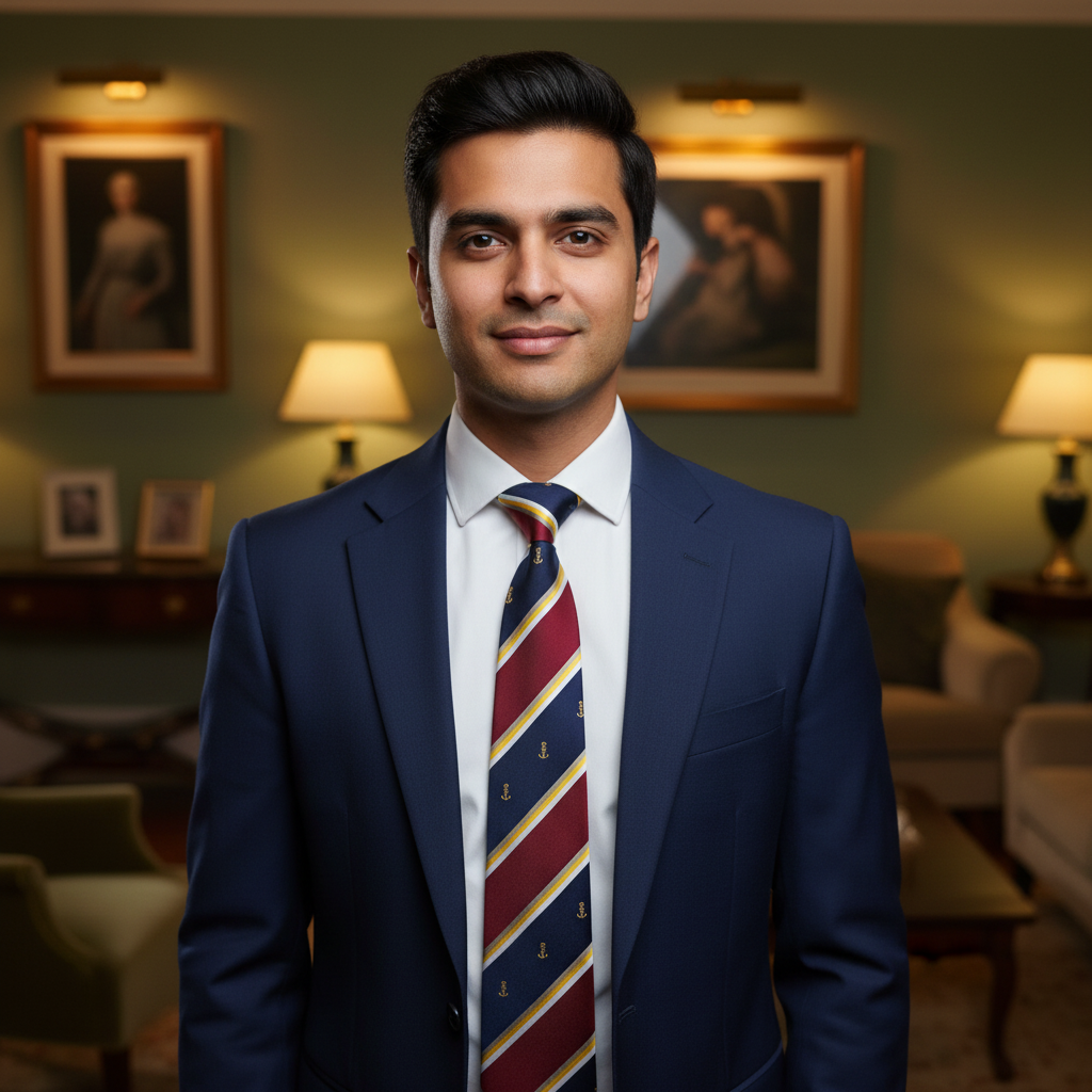Admiralty Striped Premium Woven Microfibre Tie