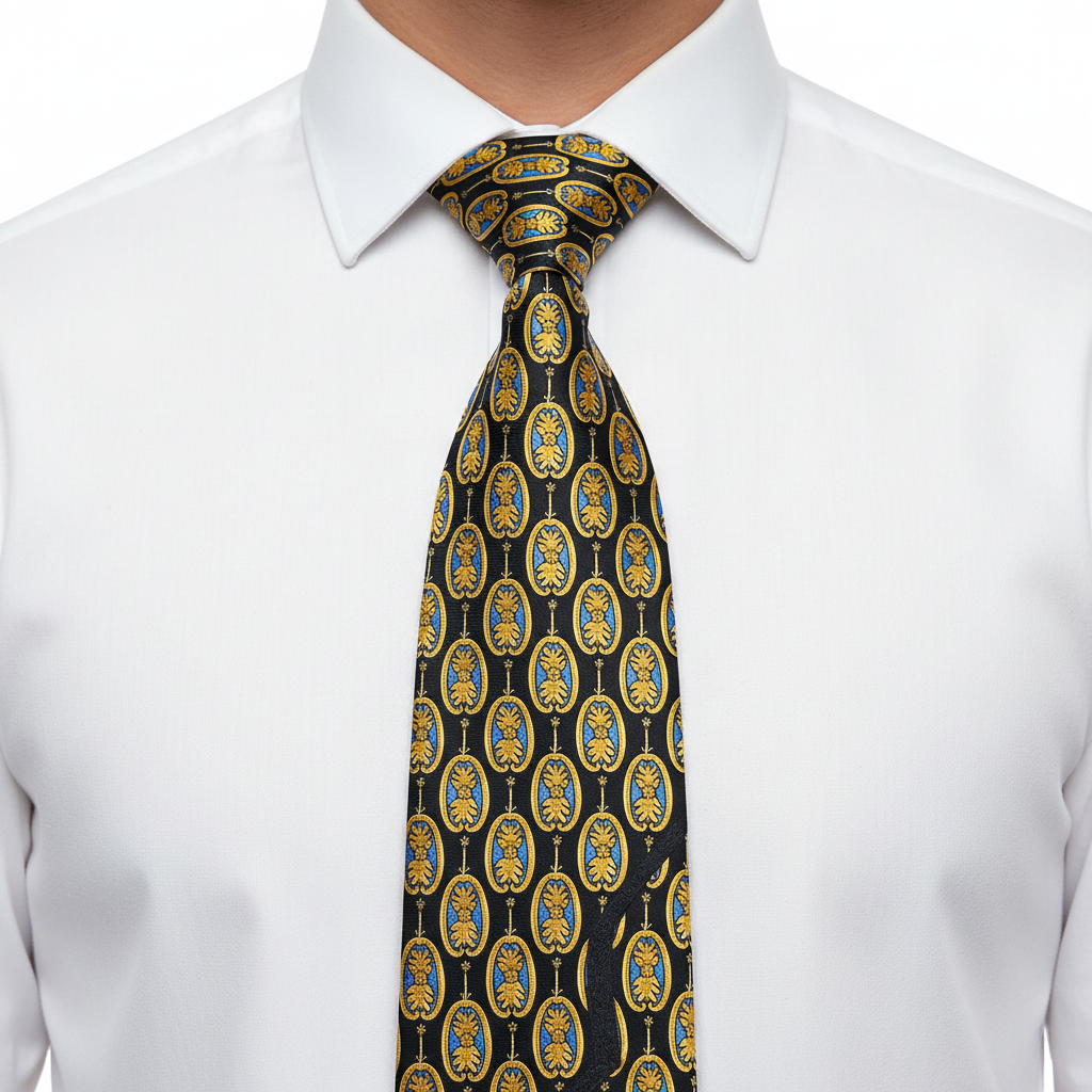 Matthew Italian Jacquard Necktie