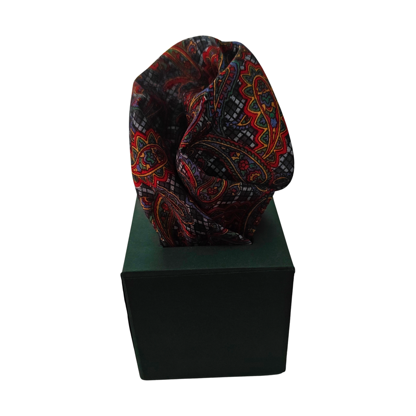 Multi Paisley Fold Pocket Square