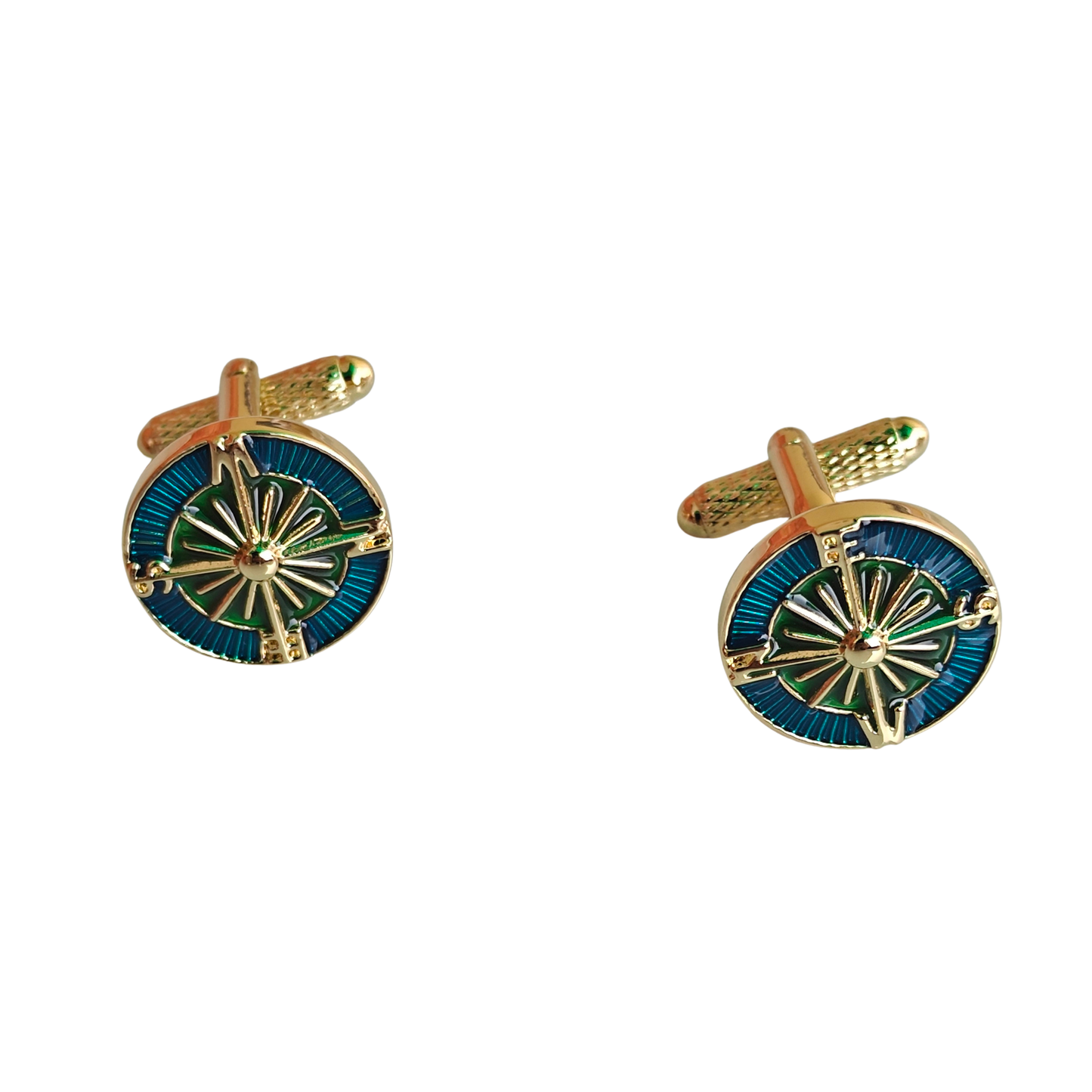 Nautical Cufflinks & Tie Clip Accessory Set